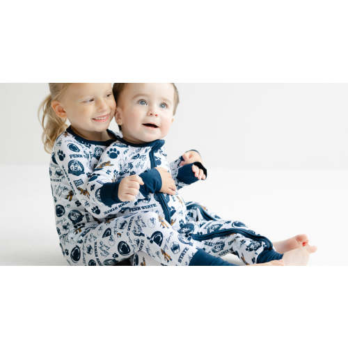 Penn State One-Piece: Cozy Bamboo Zippered Gear for Fans