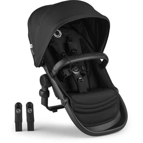 Bugaboo Kangaroo Sibling / Toddler Seat - Black / Midnight Black / Midnight Black