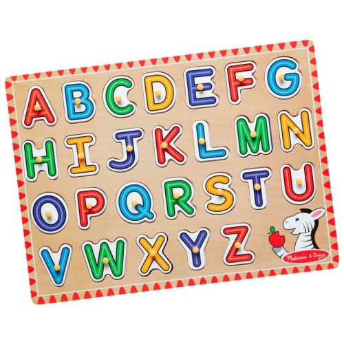 Melissa & Doug Colorful See-Inside Alphabet Puzzle