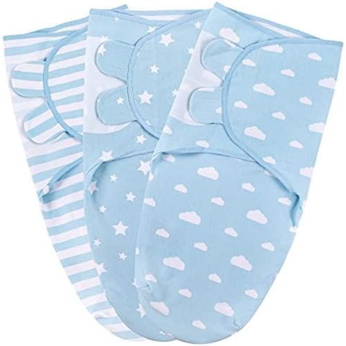 Mama Cheetah Baby Swaddle Sack 3-6 Month, Organic Cotton Swaddle Sleep Sack, Infant Swaddle Blanket Size Large, Swaddle for Large Babies, Large Swaddle Wrap, Easy Swaddles for Boy, 3-Pack