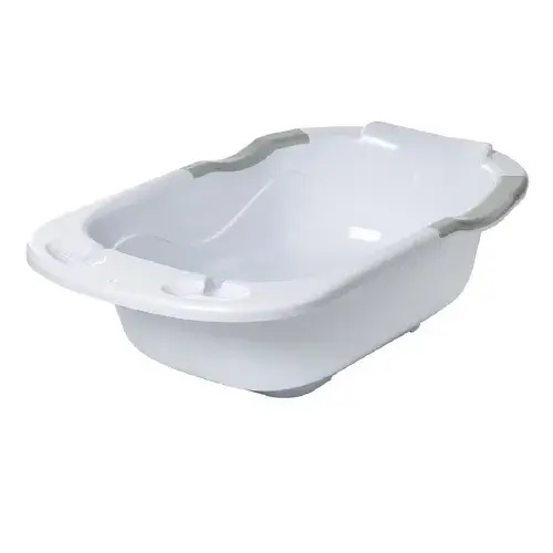 4Baby Bath Tub Large - White/Grey | Baby Bunting AU