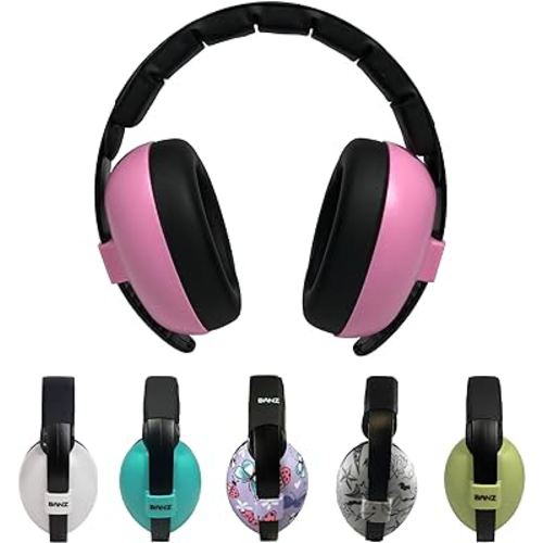 Banz Bubzee Baby Ear Defenders 0-36 Months, Noise Cancelling Headphones for Kids