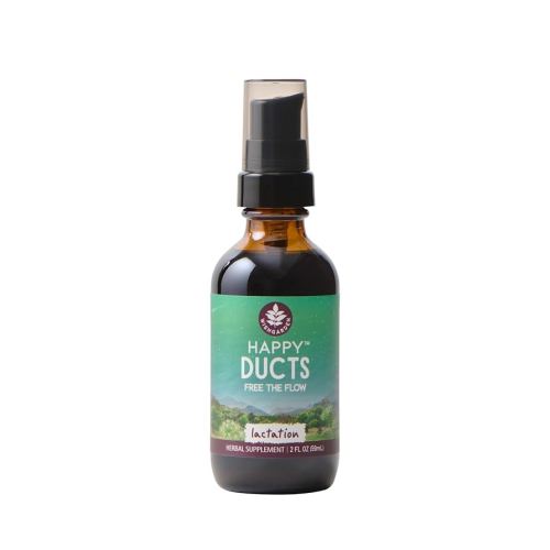WishGarden Herbs Happy Ducts Lactation Support - Clogged Milk Duct Relief Supplement, Herbal Breastfeeding Support Supplement Tincture for Breast Engorgement Relief and Clogged Milk Ducts, 2oz