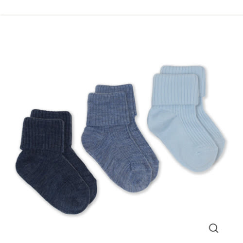 Wool Socks, Baby and Toddler, Blue