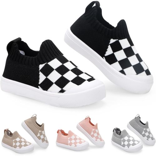 Mesh Toddler Shoes,Baby Sneakers Girls Boys, Baby Sock Shoe,Slip-On Baby Walking Shoes,Breathable Toddler Tennis Shoes,Baby Non-Slip Breathable Slippers with Soft Rubber Soles 6 9 12 18 24 Months
