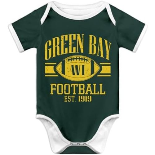 Newborn Short-Sleeve Baby Bodysuits Jumpsuit, Infant Baby Boy Girl Apparel Clothes,Size:3-24 Months