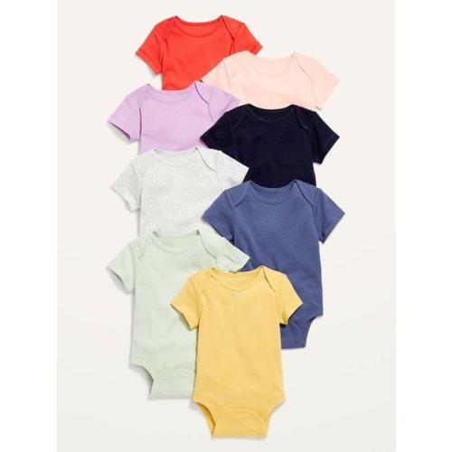 Old Navy Short-Sleeve Bodysuit 8-Pack