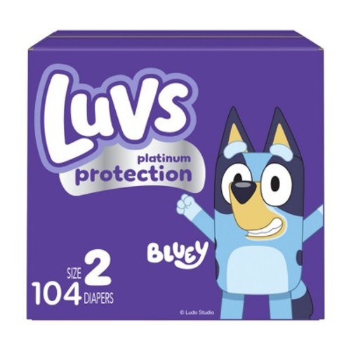 Luvs Pro Level Leak Protection Diapers Big Pack - Size 2 - 108ct