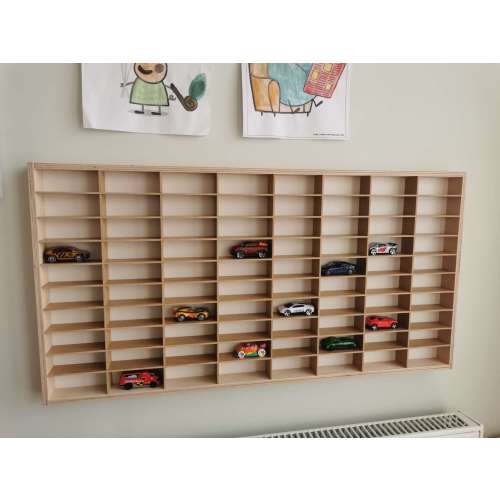 Hot wheels storage 80 sections Matchbox , Toy Car Shelf, Garage for matchoboxes hot wheels, display wall for small cars, organiser, case