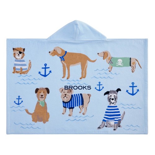 Salty Dog Beach Hooded Towel