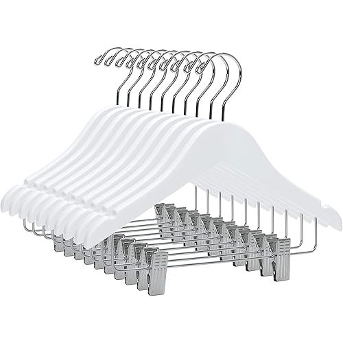 Quality Hangers 20 Pack Kids Wooden Hangers