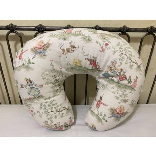 Nursery Rhyme Toile Nursing Pillow Cover