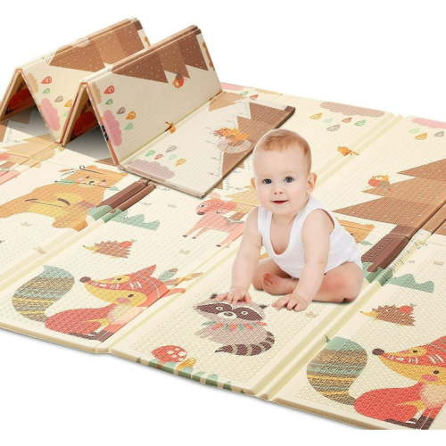 Play Mat Playmat Baby Mat Folding Crawling Large Foam Mat Portable Playmat for Babies