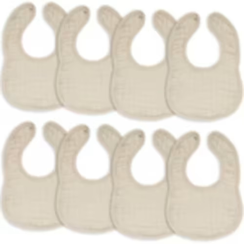 Muslin Bibs in Sand – Comfy Cubs