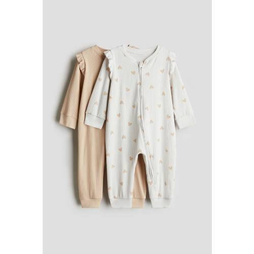 2-PACK COTTON PAJAMA JUMPSUITS