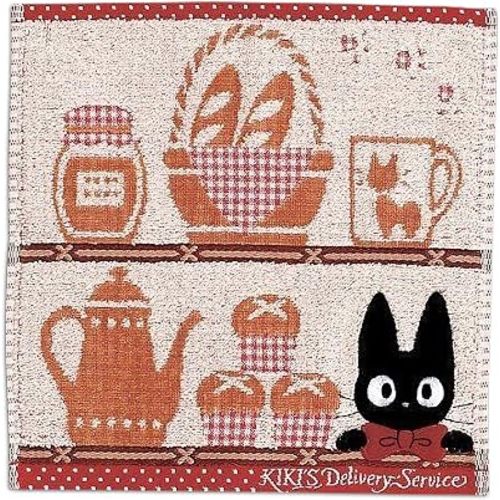 Mini Towel Scharf Jiji Kiki's Delivery Service (Studio Ghibli)