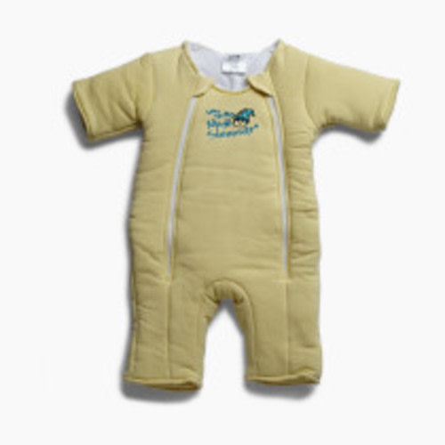 Baby Merlin's Magic Sleepsuit Cotton Swaddle Transition Product - Yellow, 6-9 Months