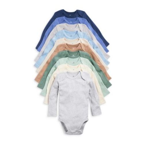 Boys' 10 Pack Long Sleeve Bodysuits - Baby