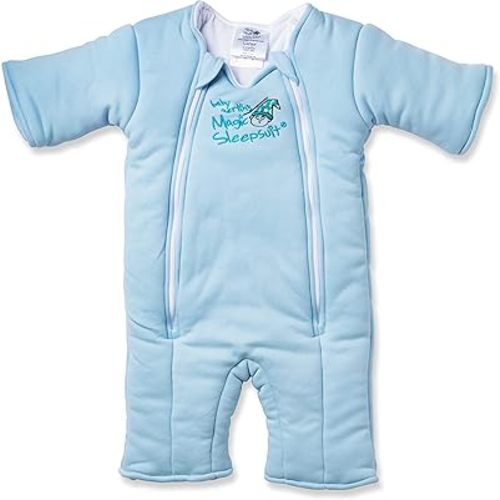 Baby Merlin's Magic Sleepsuit - Swaddle Transition Product - Cotton - Blue - 6-9 Months
