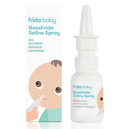 Frida Baby NoseFrida Saline Mist Spray, Baby Saline Nasal Spray Decongestant for Allergy Relief and Congestion Relief to Soften Nasal Passages, 0.68 fl.oz.