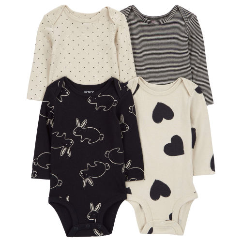 Baby 4-Pack Long-Sleeve Original Bodysuits - Carter's | Carter's