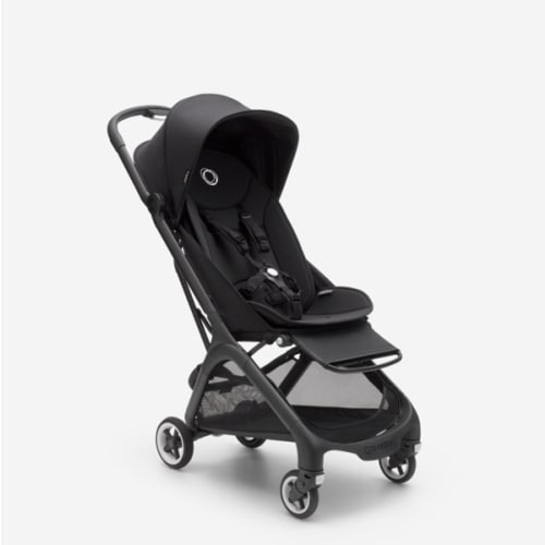 Bugaboo Butterfly seat stroller Midnight black sun canopy, midnight black fabrics, black chassis | Bugaboo