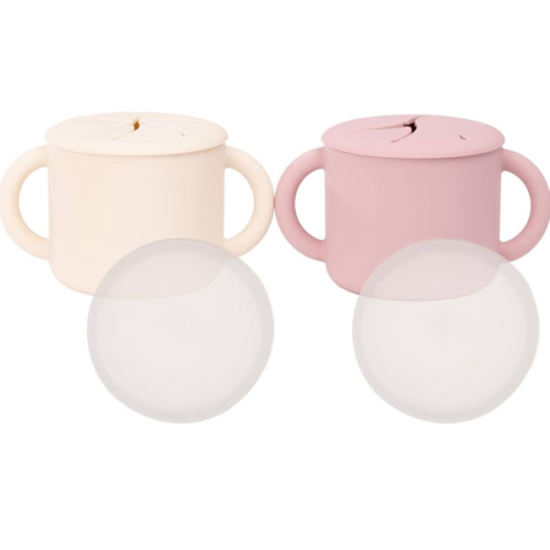 WeeSprout Snack Containers with lids, dishwasher safe