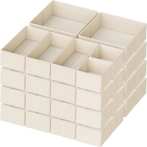 Criusia Drawer Organizers(Beige)