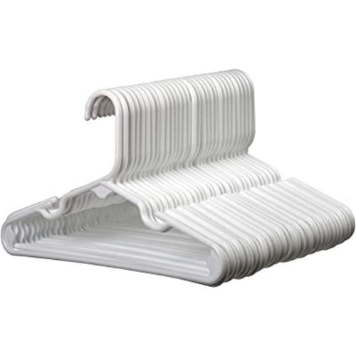 White Nursery Hangers 30 Pack for Baby, Toddler, Kids, Children (30 Pack)