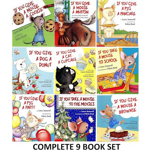 If You Give a Mouse a Cookie Series: 9 Book Set