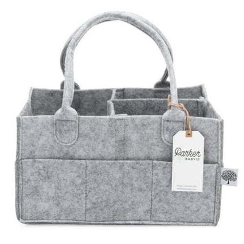 The Good Baby Diaper Caddy - Nursery Storage Bin and Car Organizer for Diapers and Baby Wipes