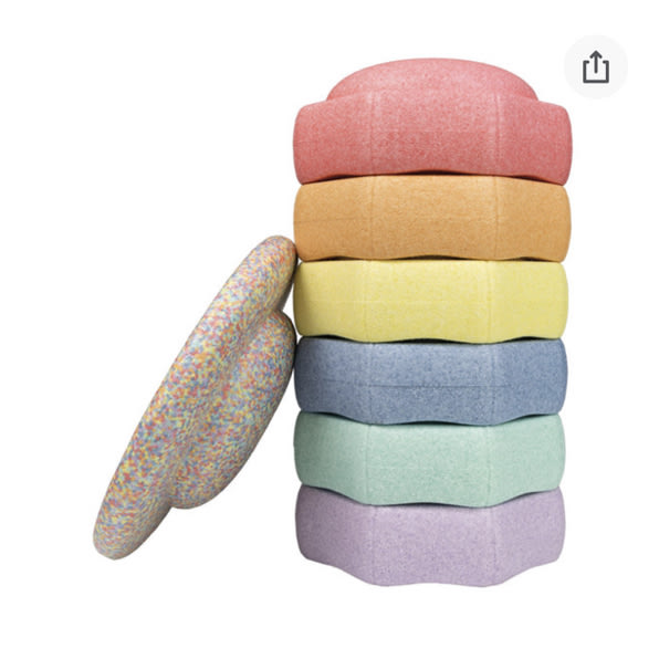 StepPebbles and FREE Balance Board | Pastel