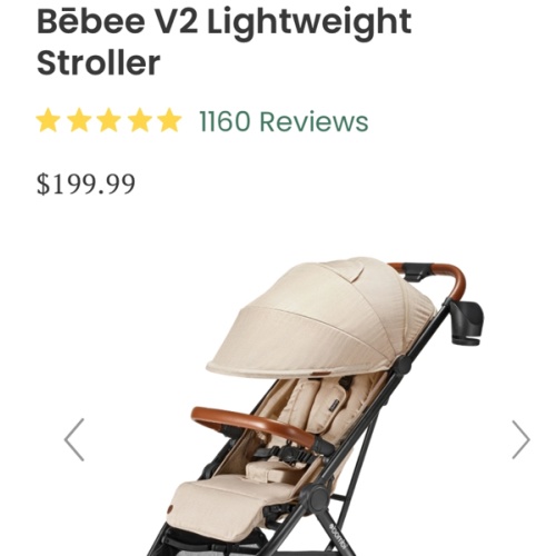 Bēbee V2 Lightweight Stroller