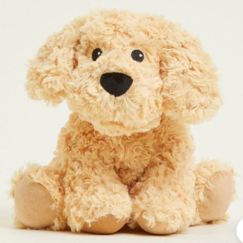 Warmies Golden Dog Stuffed Animals | Weighted Golden Dog Plush