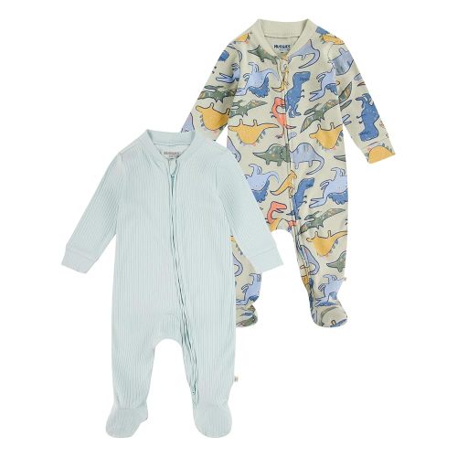 Huggies Unisex Baby 2-pack Footed Coverall