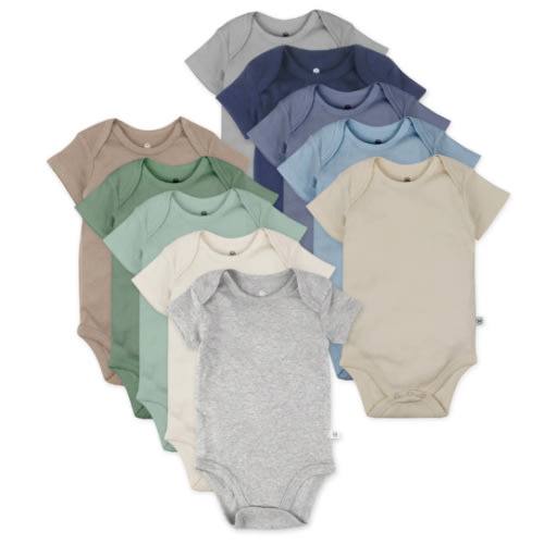 10-Pack Organic Cotton Short Sleeve Bodysuits | Honest Baby Clothing