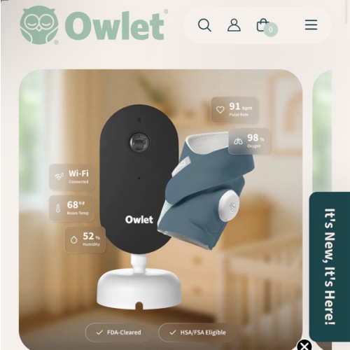 Owlet Dream Duo – FDA-Cleared, All-In-One Smart Baby Monitoring System – Owlet US
