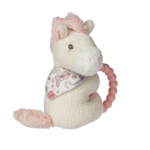 Giddy Up Pony Teether Rattle - 6" - Mary Meyer Stuffed Toys