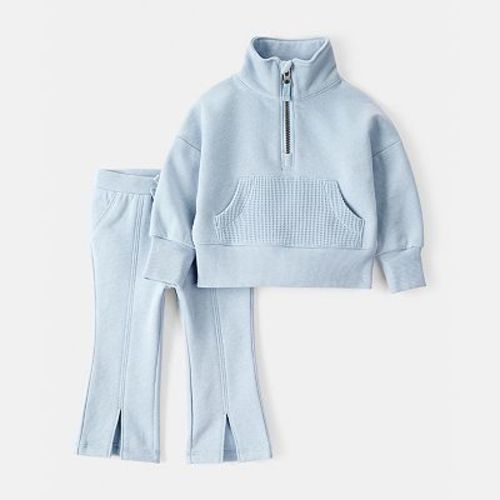 Baby Girl Carter's 2-Piece Quarter Zip Pullover & Pant Set