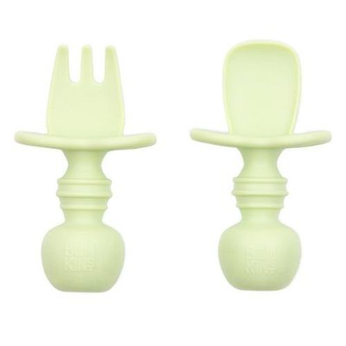 Bumkins Silicone Chewtensils - Sage