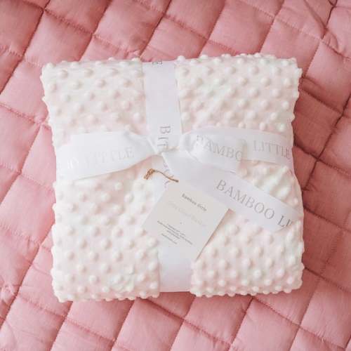 Cloud Blanket, Pink - Bamboo Little | Maisonette