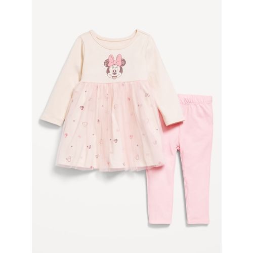 Disney© Minnie Mouse Dress and Leggings Set for Baby