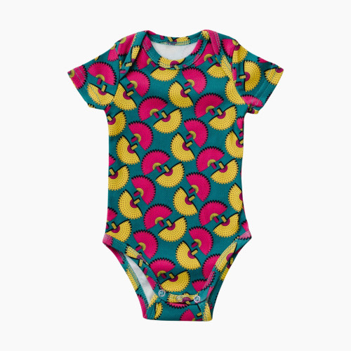 Ade + Ayo Short Sleeve Bodysuit - Abebe, 0-3 M