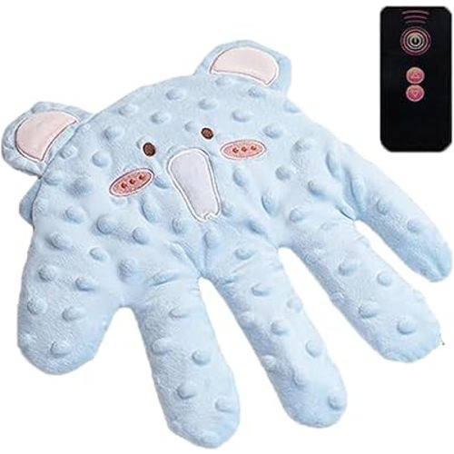 Baby Patting Sleeping Toy - Baby Patter for Sleep, Cute Cartoon Automatic Baby Soothing Palm with Remote Control (Elephant)