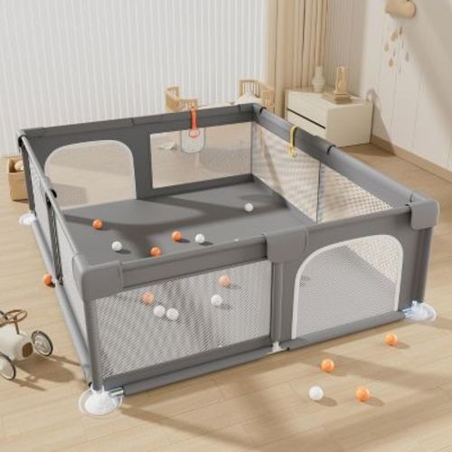 Skonyon Baby Playpen Large Safety Kids Activity Center With Ocean Balls
