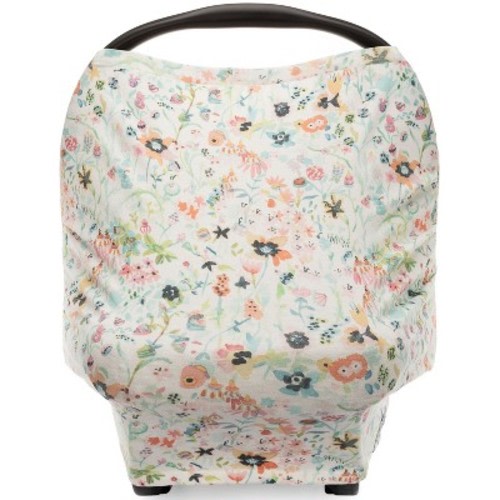 Parker Baby Co. 4 in 1 Car Seat Cover, Color: Bloom