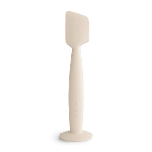 mushie Diaper Cream Applicator Soft Silicone with Suction Base (Shifting Sand)