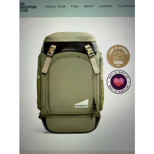 The Getaway Bag by No Reception Club | Best Travel Diaper Bag
