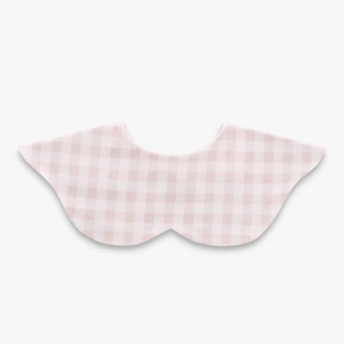 Picnic Gingham Winglet Bib - Pink | Gooselings