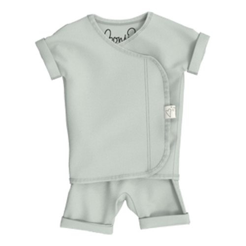 Footie - Mint Twist – Bonsie Skin to Skin Babywear